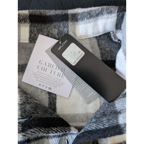 Gameday Couture Philadelphia Eagles Fieldside Fun Plaid Overshirt Shacket - Picture 9 of 13